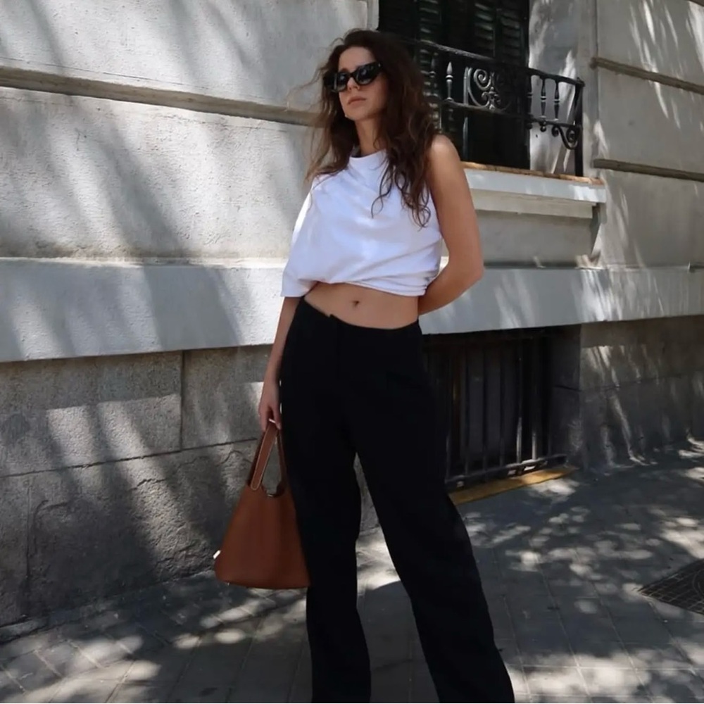 CARMEN LLAGUNO ROSIE MID RISE TROUSERS